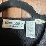 80s Vintage Bonnie Boerer Art Sweater Zodiac Astrology Beaded Black Knit Size S Photo 5