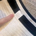 Amazon Brand Straw Adjustable Sun Visor in Black Trimmed Ivory Photo 8