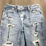American Eagle High Rise Light Wash Distressed Curvy Legging Skinny Jeans Size 4 Photo 9
