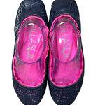 Ballasox Portable Ballet Flats Womens 8 Navy Blue Soft Leather Foldable Shoes Photo 6
