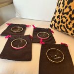 Kate Spade  4 BANGLES GOLD AND PINK 4 DUST BAGS BEING SOLD TOGETHER Photo 1
