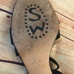 Stuart Weitzman Black Strappy Kitten Heel, Size 9.5M Photo 3