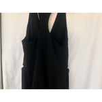 ET OCHS Ayden Plunge Neck Cutout Jersey Jumpsuit Black Womens Size 12 Sleeveless Photo 7