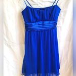 Ruby Rox Ruby Fox Blue Short Tie Back Flowy Chiffon Dress Size Medium Photo 0