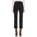 NWT Mother Superior Scrapper Cuff Ankle Fray in Who's Sorry Now Crop Jeans 29 Black Photo 11