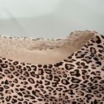Bali Leopard Print Unpadded Seamless Pullover Stretch Full Coverage Bra Medium Photo 5