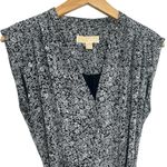 Michael Kors Sleeveless Jumpsuit Floral Print Black Size M Photo 2