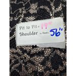 Alex Evenings Petite Black Gold Lace Overlay Evening Gown Belted Maxi Dress 16P Photo 3