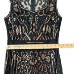 Gianni Bini GB Navy Blue Cocktail Party Mini Dress Sleeveless Sheer Back Sequins Size Medium Photo 10