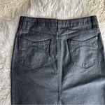 Marc by Marc Jacobs Marc by Marc Jacob’s Black Coated Denim Pencil Skirt Photo 4