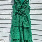 Endless Rose Lace Green tiered Midi Dress (M) Photo 4