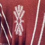 Women's Unique Boho Tribal Aztec Poncho Shawl Cardigan Size L Photo 6
