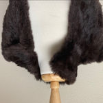 Adrienne Landau  Rabbit Fur Vest in Brown Size S Photo 2