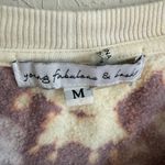 Young Fabulous and Broke Cream Purple Tie Dye Sweatshirt Womens M Casual Photo 4