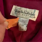 Diane Von Furstenberg  Pink 100% Silk Quilted Light Jacket Pockets Coat M Medium Photo 4