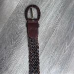 Women’s Brown Braided Leather Belt Western Boho Festival Photo 6