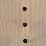 TAN TEXTURED BUTTON FRONT CAMI DRESS Black Photo 3