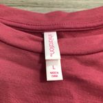 Xhilaration Xhileration Coral Balloon Arm Lace Trim Pullover; Large Women’s Photo 2