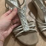 Croft & Barrow | Ortholite Bejeweled Strappy Wedge Sandals Photo 2