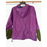 Vintage 90s LL Bean Anorak Aztec Pattern Pullover Parka Southwestern Women's Med Purple Photo 3