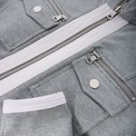 Boston Proper  Light Gray Athleisure Jacket Size XS Photo 1