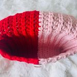 Handmade Red and Pink Crochet Bag Set Photo 10