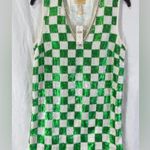 Anthropologie NWT  Verb Sequined Checkered Shift Dress Photo 4