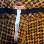 Free People Women's Jana Flare Trousers Plaid Houndstooth Pants 6 Retro Boho Photo 6