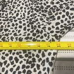 Preston & York  Ruffle Leopard Print Blouse Brown Cream Print Sz 10 Photo 9