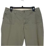 Old Navy Green Chinos with Flat Front and Belt Loops women’s size 12 Photo 3