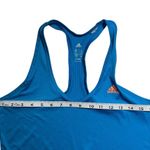 Adidas  Sleeveless Blue Athletic Activewear Athleisure Workout Tank Top sleeve Photo 4