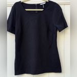 A pea in the pod A Pea In The Pod Black Short Sleeve Maternity Top Size Large Photo 7