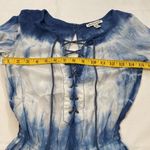American Eagle 21 Boho Blue Tie Dye Flowy Cottagecore Vacation Romper XXS Photo 2