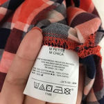 Old Navy Red Plaid Boyfriend Flannel Popover Photo 4