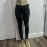 Vera Wang Simply Vera  Grey Tixedo Leggins Pull On Pointe Pants Sz S Photo 8