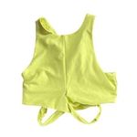 Nordstrom Nordstorm Becco Size Large Bright Yellow Crop Top Athletic Tank Top. Photo 0