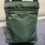 Prada  Nylon Green Crossbody Bag Photo 2