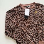 Nike  Leopard Print Fleece Sweatshirt NWT Photo 1