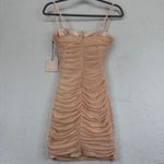 superdown  Mini Dress Bodycon Ruched Spaghetti‎ Strap Party Clubwear NWT Photo 8