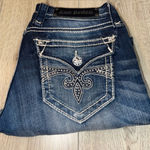 Rock Revival  sora capri crop cropped Women's Blue Jeans denim Photo 0