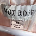 Knox Rose Pink White Tie Dye Tops Blouse Long Sleeve Loose Fit Ruffle Trim Sz M Photo 1