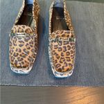 Stuart Weitzman  Animal Print Loafers with Buckle woman’s sz 6.5 Photo 2