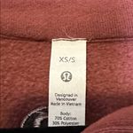 Lululemon  Scuba Oversized Funnel Neck 1/2 Zip Size XS/Small in Vintage Rose Photo 2