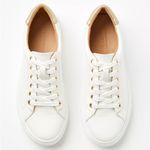 Loft  White and Gold Everyday Casual Sneakers 8 NWT‎ Photo 1