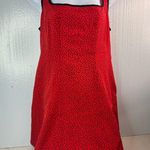 RIHOAS L Sleeveless Fit n Flare Red and Black Heart Print Mini Dress Size L Photo 0