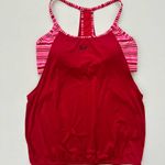 Nike  Red and Pink Striped Tankini Size M Photo 0