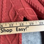 Joie  Cable Knit Sweater‎ Cardigan Tank Set Womens XS Rust Red Cropped 2pc Casual Photo 12