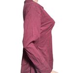 Pulp women Merlot long sleeve tie back pullover shirt M Red Size M Photo 4