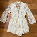 Show Me Your Mumu Beautiful Lace Bridal Romper / Honeymoon Photo 0