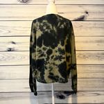 Sanctuary Green & Black Tie Dye Organic Split Neckline Sweatshirt Photo 7